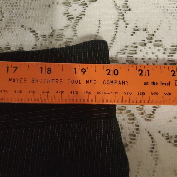 Lane Bryant Black Pin Stripe Dress Pants Trousers Size 18 Regular "The Allie" - Picture 11 of 14